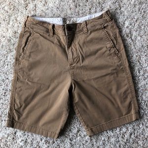Hollister Khaki Shorts Size 28.